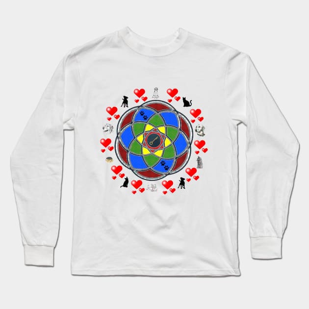 Animals Lovers Long Sleeve T-Shirt by milicapetroviccvetkovic